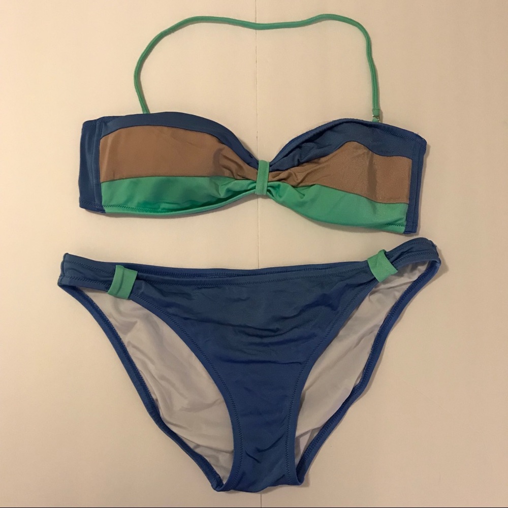 Victoria’s Secret bandeau bikini top & bottom 2pcs